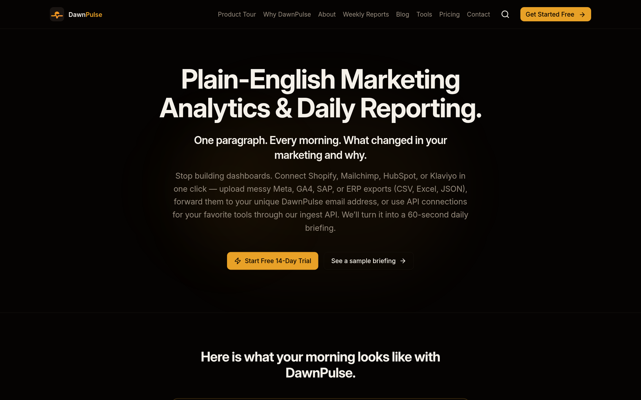 DawnPulse — SaaS · Marketing Analytics