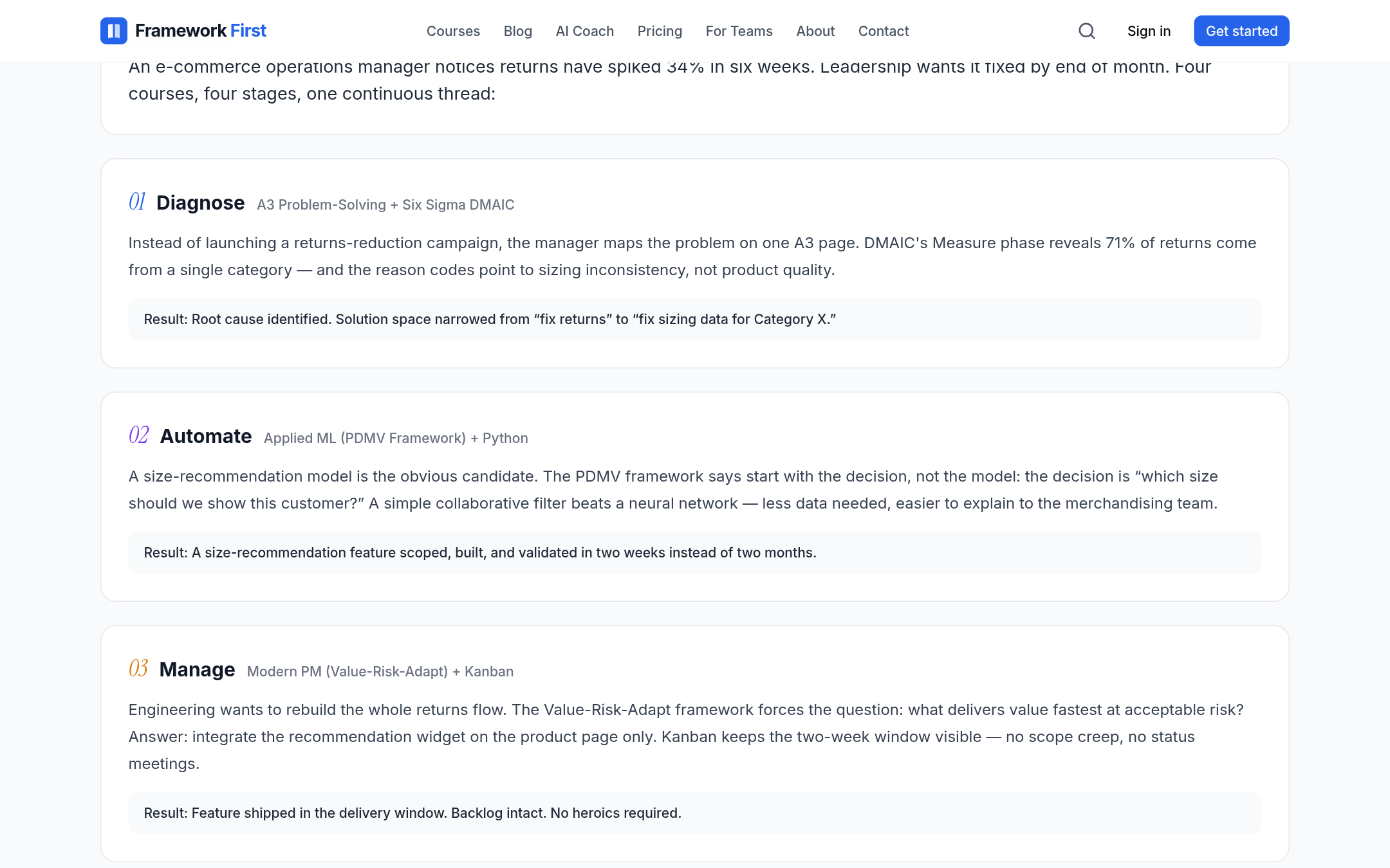 Framework First — product detail 2